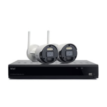 ISIWI KIT WIRELESS CONNECT S2 ISW-K1N8BF2MP-2 GEN1 NVR 8 CANALI + 2 TELECAMERE IP 1080P 2MPX WIRELES