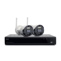 ISIWI KIT WIRELESS CONNECT S2 ISW-K1N8BF2MP-2 GEN1 NVR 8 CANALI + 2 TELECAMERE IP 1080P 2MPX WIRELES