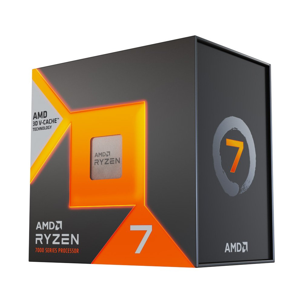 AMD CPU RYZEN 7, 7800X3D, AM5, 5GHz 8CORE, CACHE 104MB, 120W, WOF