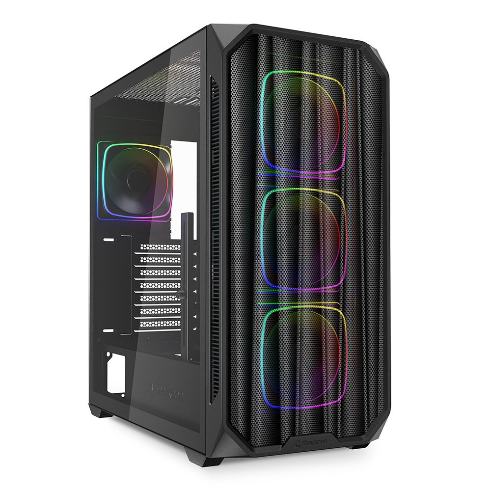 SHARKOON CASE AK5M RGB ATX BLACK