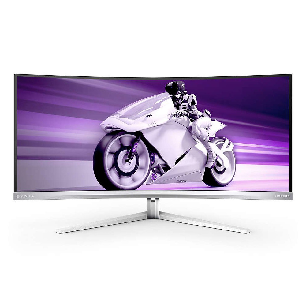 PHILIPS MONITOR GAMING CURVO 34 ENVIA, QD-OLED 21:9 UWQHD 0,1MS, DP/HDMI, USB-C DOCKING, REG ALTEZZA