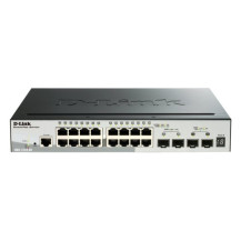 D-LINK SWITCH 52 PORTE GIGABIT POE MANAGED, INCLUDE 4 PORTE 10G SFP+