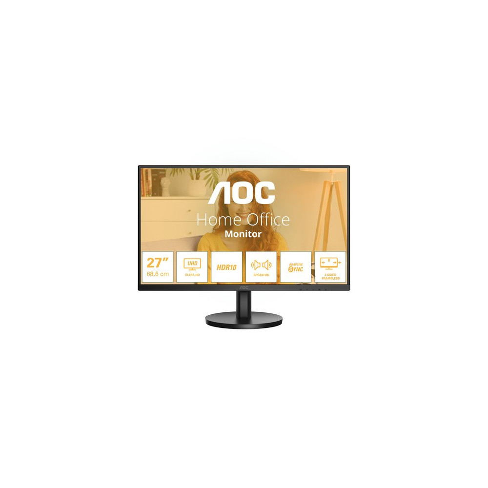 AOC MONITOR 27 LED IPS 16:9 4K UHD 4MS 350 CDM, DP/HDMI, MULTIMEDIALE