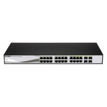 D-LINK SWITCH 28 PORTE GIGABIT DI CUI 24 POE + 4 PORTE SFP SMART MANAGED