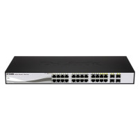 D-LINK SWITCH 28 PORTE GIGABIT DI CUI 24 POE + 4 PORTE SFP SMART MANAGED