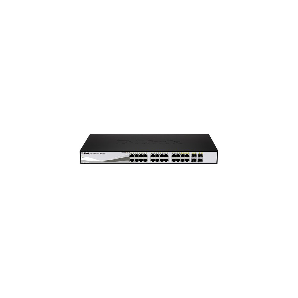 D-LINK SWITCH 28 PORTE GIGABIT DI CUI 24 POE + 4 PORTE SFP SMART MANAGED