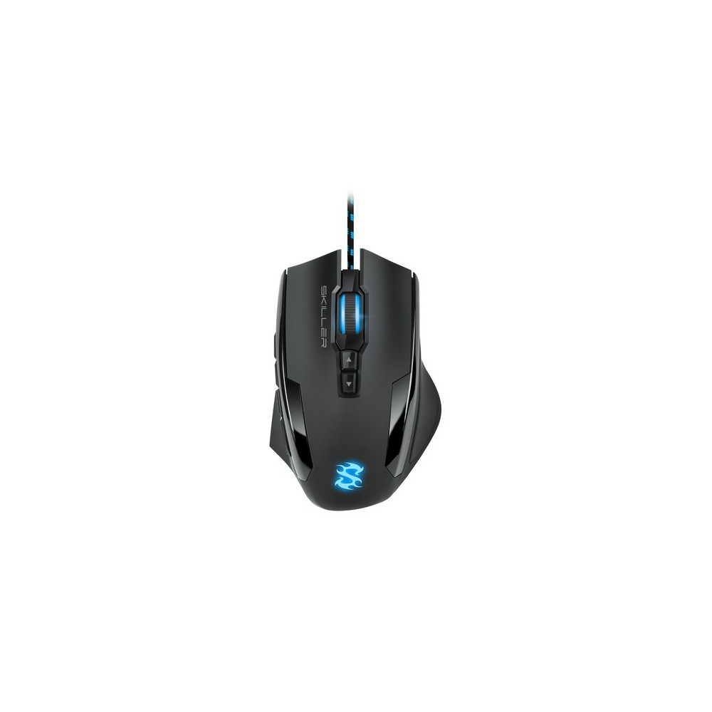 SHARKOON MOUSE GAMING SKILLER-SGM1, 1600 DPI, RGB, 6 TASTI CONFIGURABILI, USB, 1.8MT