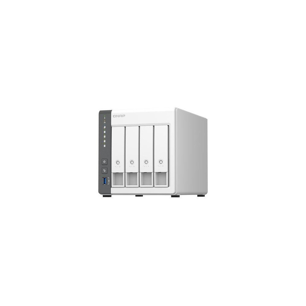 NAS TOWER QNAP TS-433-4G 4xHDD, NOHDD 3.5"/2.5" SATA ARM 2.0GHz QuadCore RAM 4GB 1P GIGA + 1P 2.5GbE 1P USB 3.2 2P USB 2.0