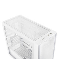 CASE M.TOWER ASUS GAMING A21 USB3.0, PANNELLO NASCONDI CAVI (COMP. CON MB BTF), SIDE PANNEL TRASP - BIANCO