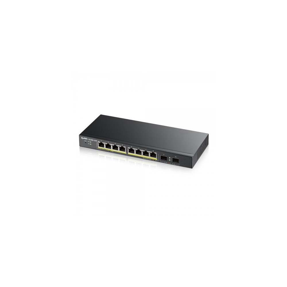 ZYXEL SWITCH MANAGED 8 PORTE GIGABIT POE (FINO A 70W), IPV6, VLAN, DESIGN SENZA VENTOLE, DESKTOP