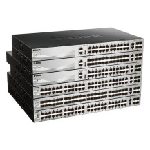 D-LINK SWITCH 24 X 10/100/1000BASE-T POE PORTS (370W BUDGET) LAYER 3 STACKABLE MANAGED GIGABIT SWITC