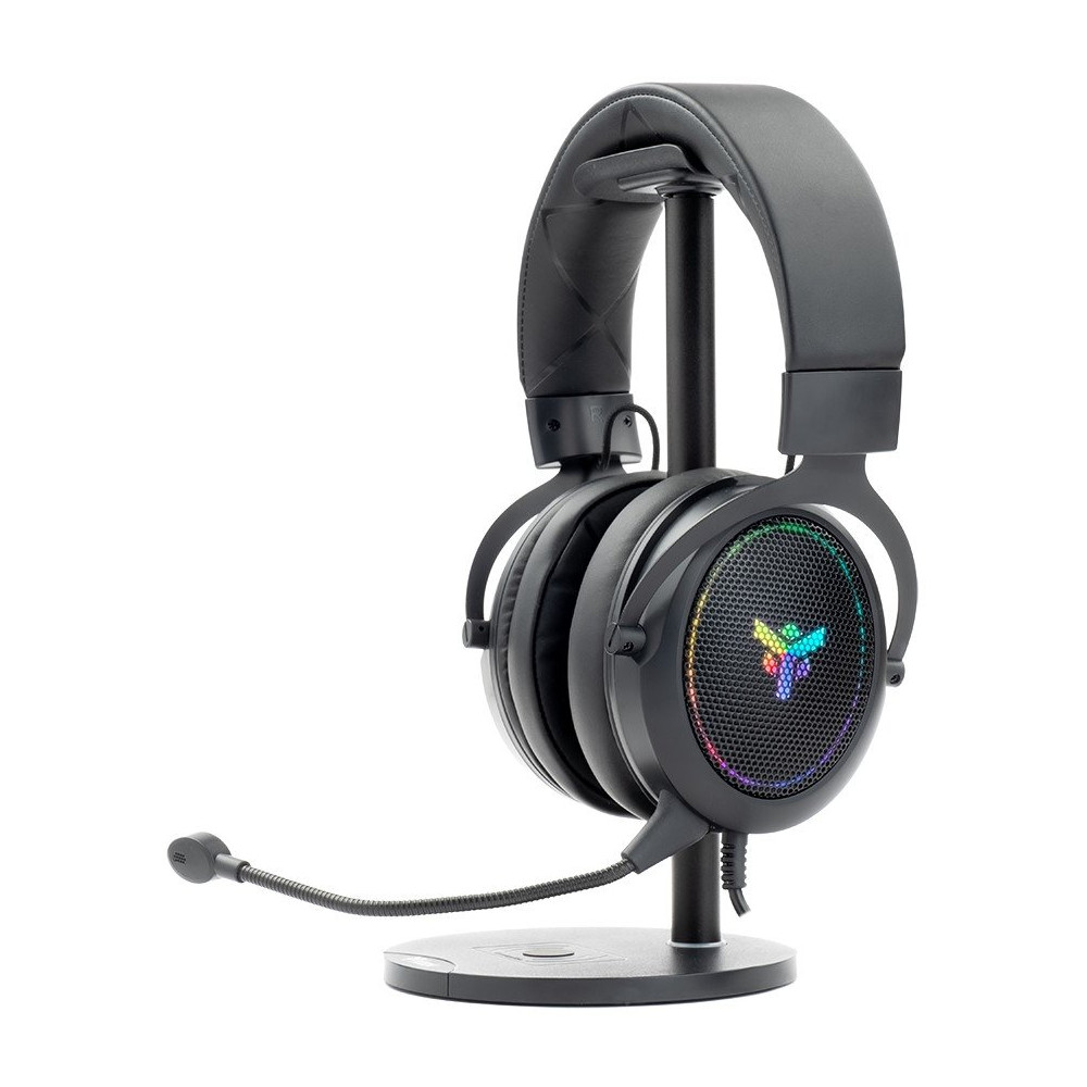 ITEK CUFFIE GAMING 7,1 VIRTUALE, CONTR.VOLUME, RGB, LED, USB, MIC REMOVIBILE