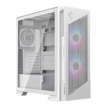 MSI CASE MID TOWER BIANCO, 2 USB, 1 TYPE-C, 2X160MM ARGB FAN, 1X120MM NO-ARGB FAN, ARGB+PWM CONTROL