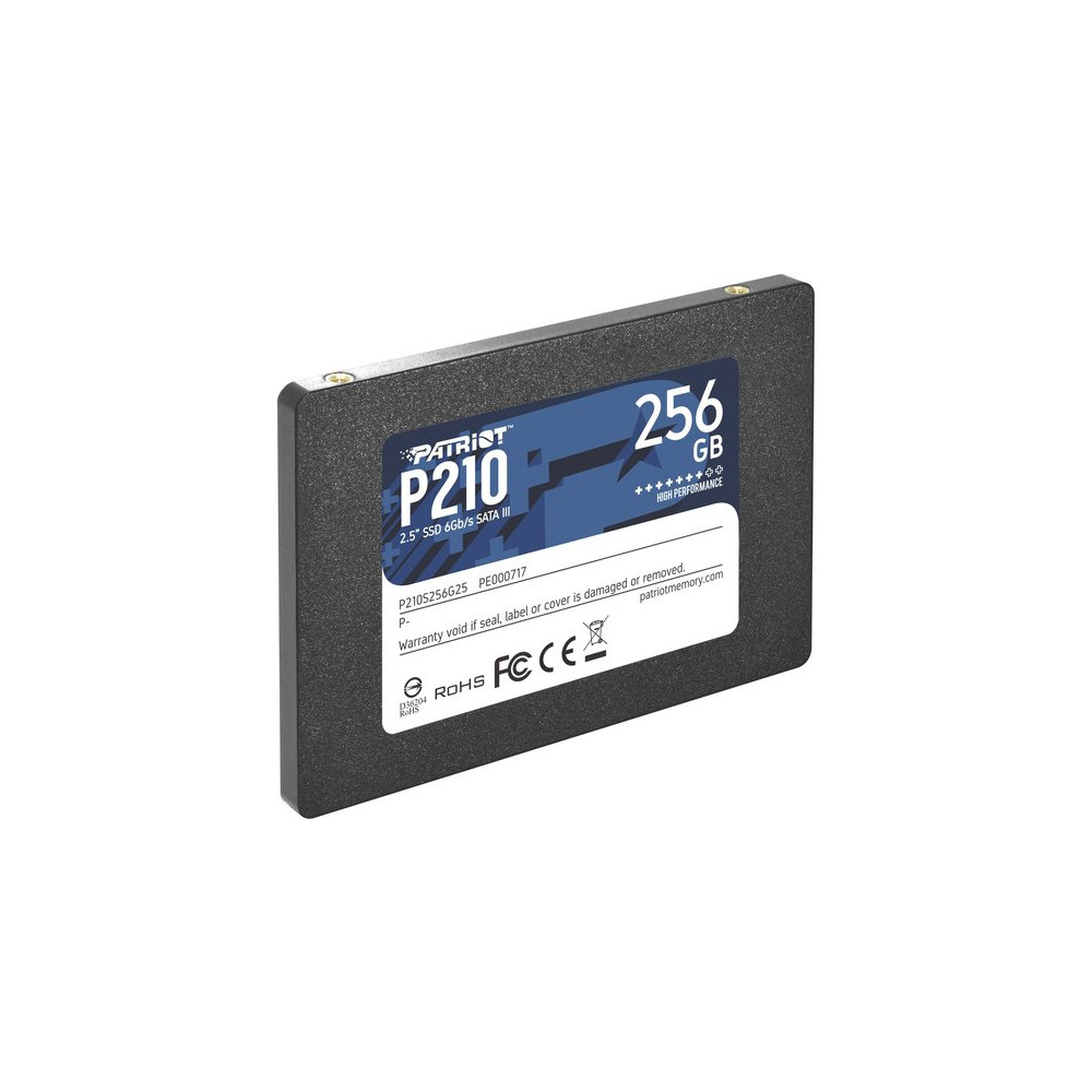 PATRIOT SSD INTERNO P210 256GB 2,5 SATA 6GB/S R/W 500/400