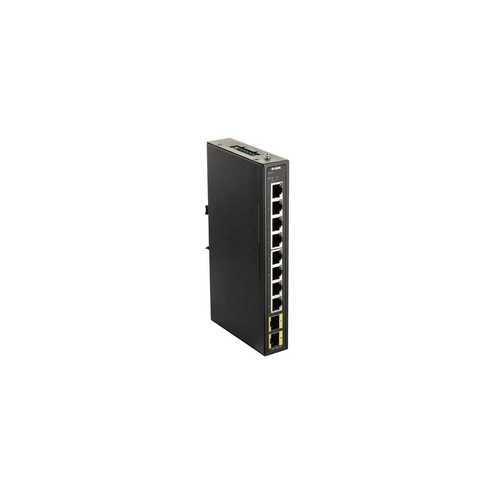D-LINK SWITCH INDUSTRIALE 8 PORTE GIGABIT, INCLUDE 2 X 100/1000M SFP