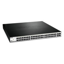 D-LINK SWITCH EASYSMART 52 PORTE GIGABIT POE 370W 4 SLOT SFP/COMBO 19 RACKMOUNT