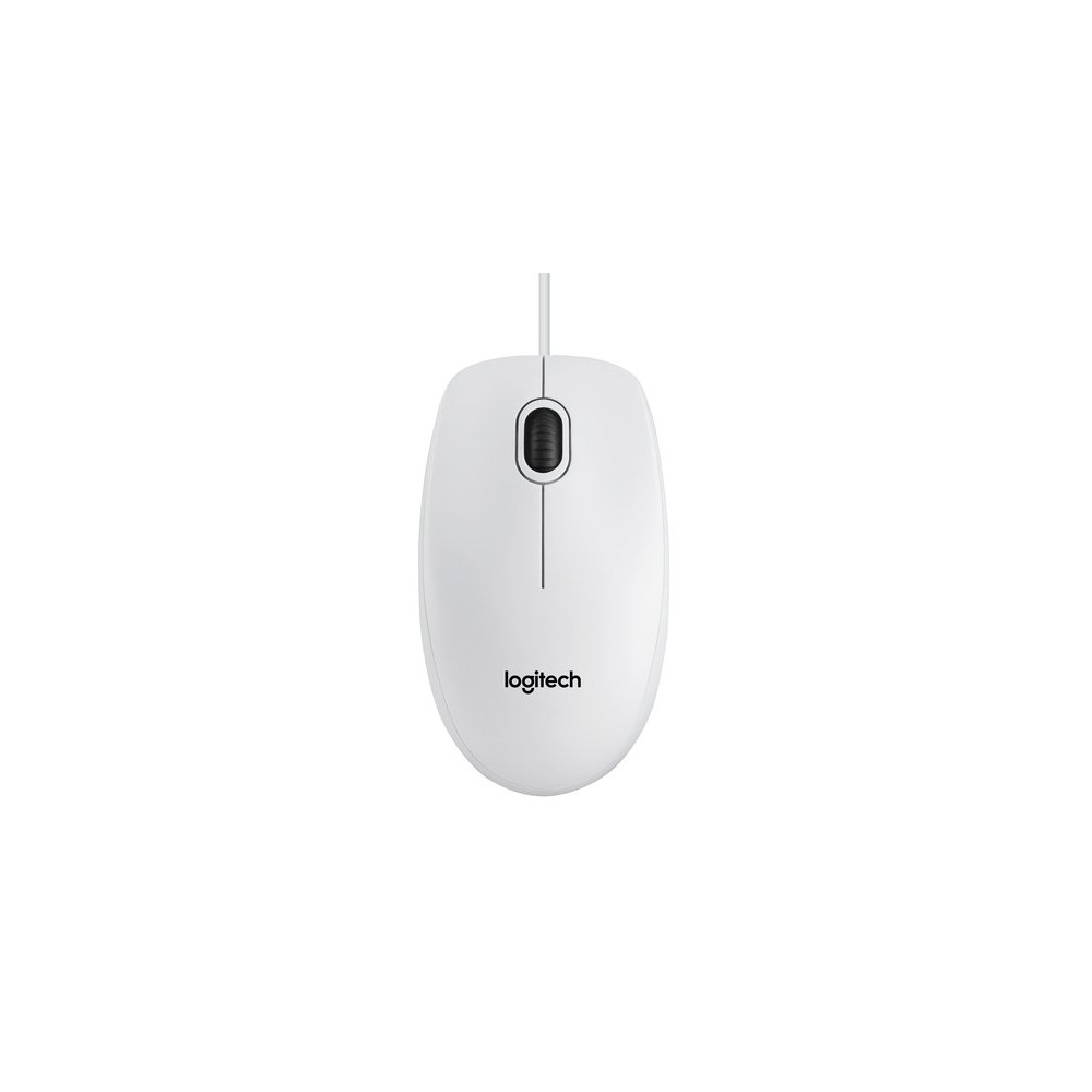 LOGITECH MOUSE OTTICO USB B100 BIANCO RETAIL, 800 DPI
