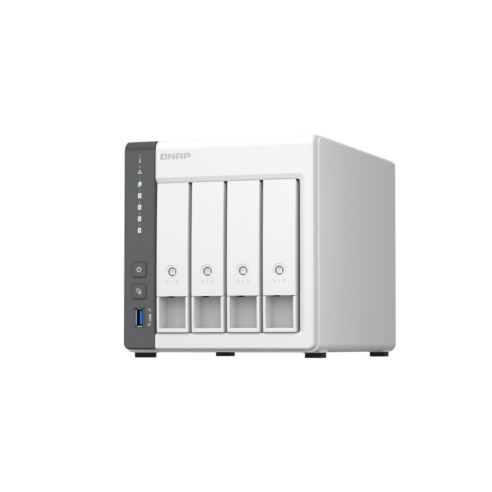 QNAP NAS TOWER 4BAY ARM 4CORE 2.0GHz 2XSATA 6GB/S 3.5"/2.5" 4GB RAM 1X2.5GBE 1X1GBE, 2XUSB2.0 1XUSB3