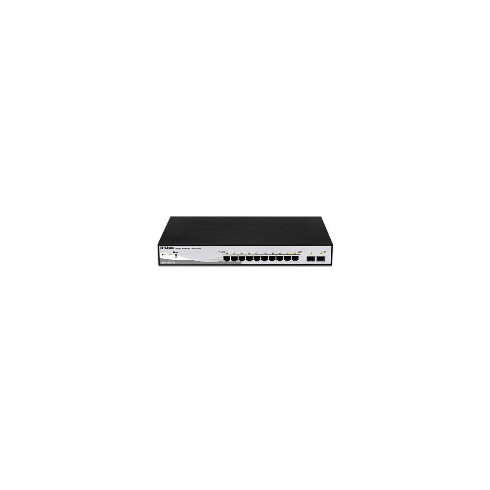D-LINK SWITCH 8 PORTE GIGABIT + 2 PORTE SFP SMART+