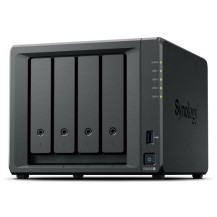 SYNOLOGY NAS TOWER 4X SATA, 2X NVME, MAX 40 CAM, CELERON J4125, 2GB RAM, 2.5GBE, USB 3.2,  compatibilit solo con i dischi synolo