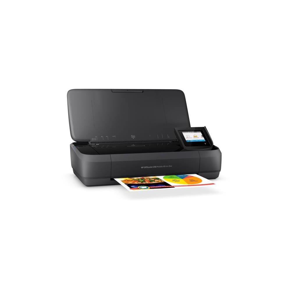HP MULTIFUNZIONE INK A4 COLORE, OFFICEJET MOBILE 250, 8PPM 4800X1200DPI, USB/WIFI, PORTATILE, 3 IN 1