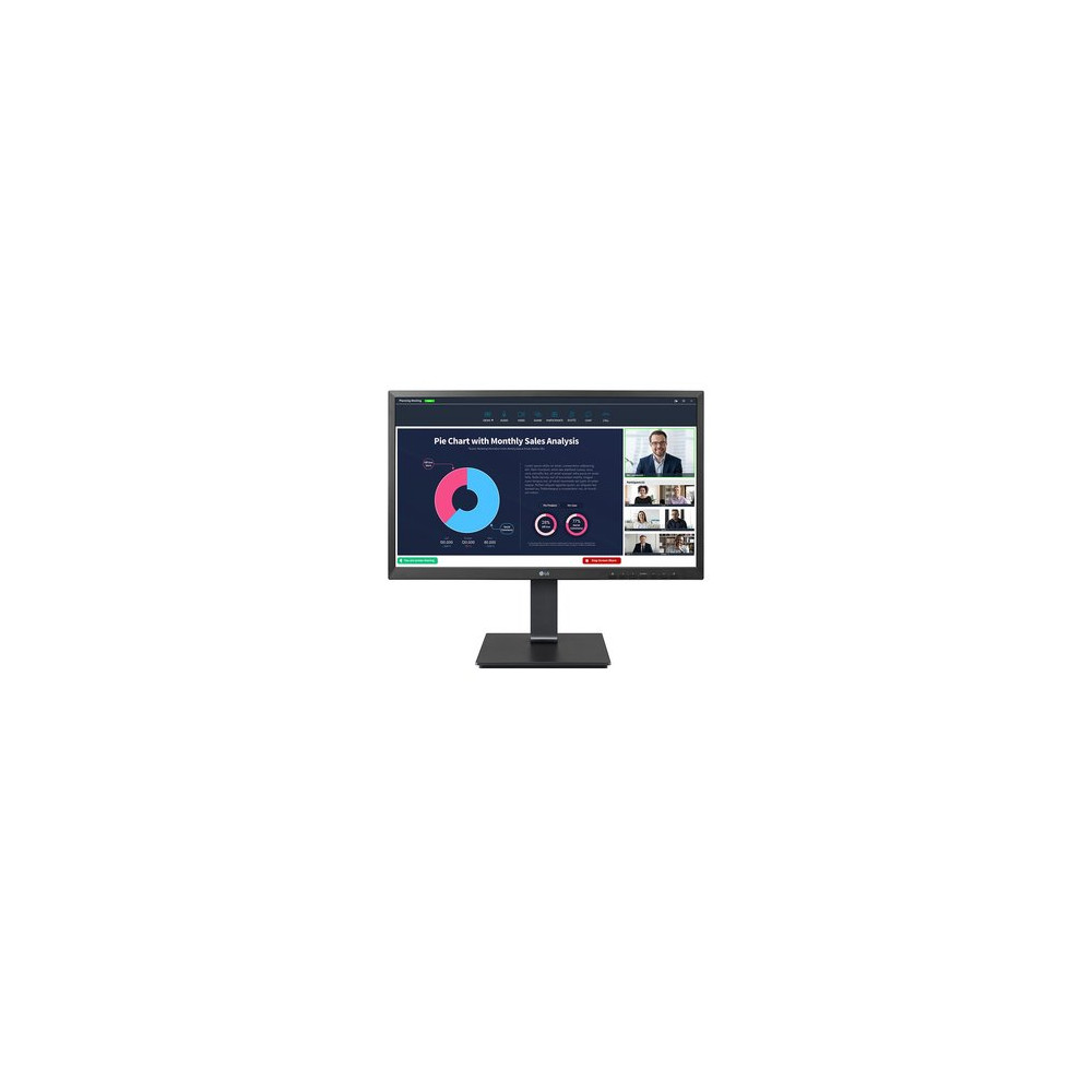 LG MONITOR 23,8 LED IPS 16:9 FHD 5MS 250 CDM, PIVOT, WEBCAM, USB-C HUB, DP/HDMI, MULTIMEDIALE