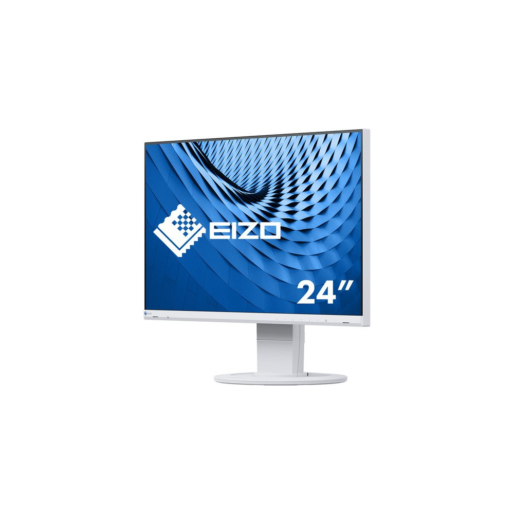 EIZO MONITOR 23,8 LED IPS 16:9 FHD 5MS 250 CDM, DVI/DP/HDMI, PIVOT, MULTIMEDIALE, FLEX EV2460 BIANCO