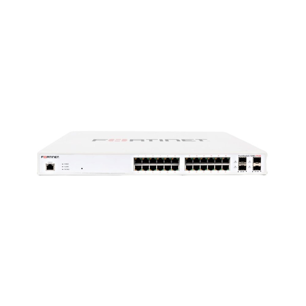 FORTISWITCH-124G-FPOE L2 FORTIGATE SWITCH CON P. POE MULTIGIGABIT 24X 2.5G/1G/100M P. 8X 802.3BT
