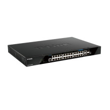 D-LINK SWITCH 28 PORTE DI CUI 20 PORTE GE POE + 4 PORTE 2.5 GE POE + 2 10GE PORTE + 2 SFP+, SMART MANAGED
