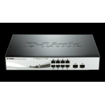 D-LINK SWITCH 8 PORTE GIGABIT POE + 2 PORTE SFP SMART MANAGED