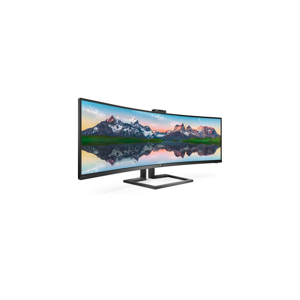 PHILIPS MONITOR CURVO 49 LED VA SUPERWIDE 32:9 5120X1440 5MS 450CDM, HDMI/DP/USB, WEBCAM, DOCKING STATION USB-C, MULTIMEDIALE
