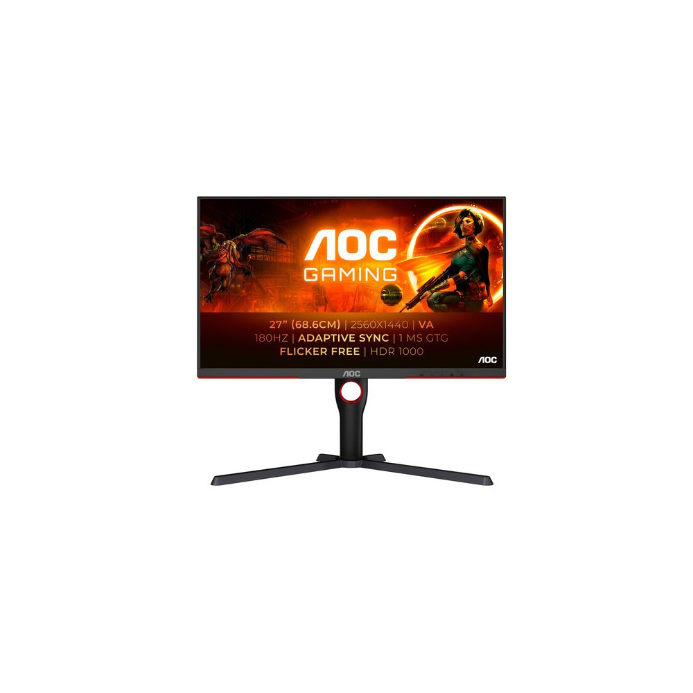 AOC MONITOR GAMING 27 LED VA 16:9 5MS 700CDM 180 HZ PIVOT  HDMI/DP