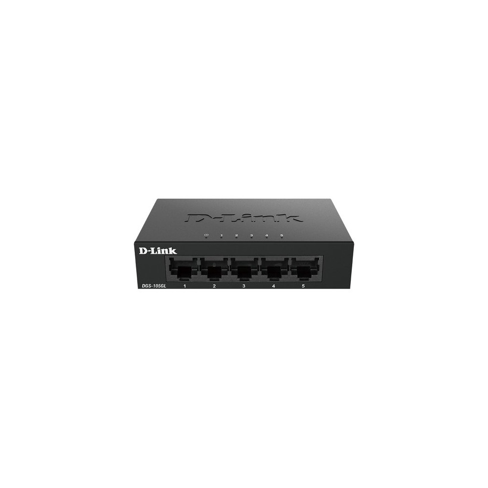 D-LINK SWITCH 5 PORTE GIGABIT UNMANAGED ETHERNET METAL HOUSING