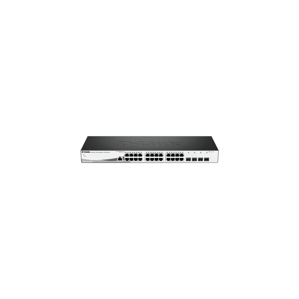 D-LINK SWITCH 24-PORT 10/100/1000BASE-T + 4 SFP PO D-LINK SWITCH 24-PORT 10/100/1000BASE-T + 4 SFP P