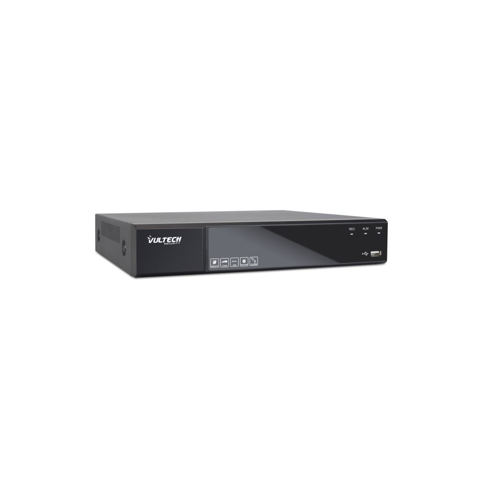 VULTECH SECURITY NVR 4 CANALI POE  FINO A 5MPX H.265 HDMI P2P CLOUD 1 HD