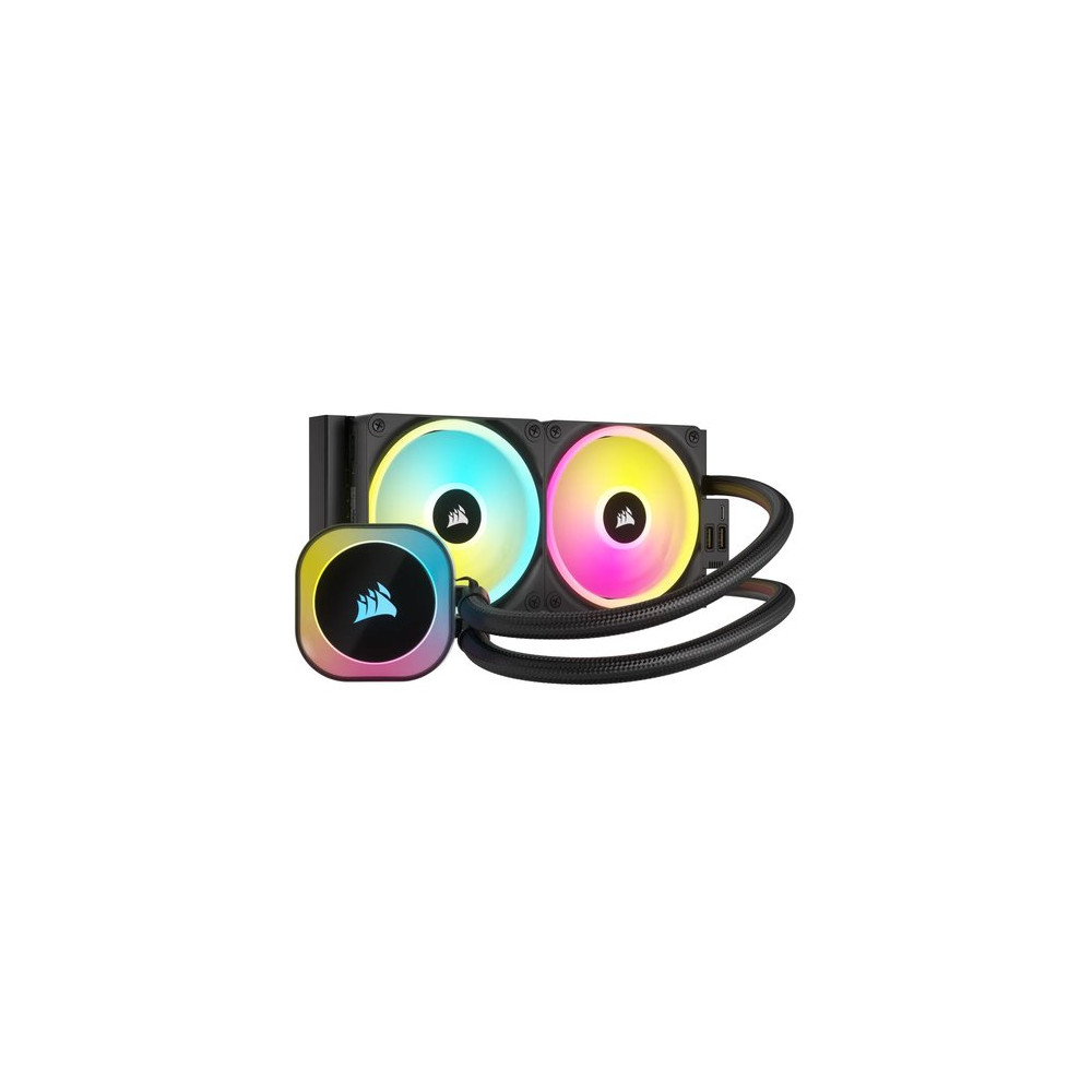 CORSAIR DISSIPATORE ICUE LINK H100I RGB AIO, 240MM RADIATOR, LIQUID CPU COOLER