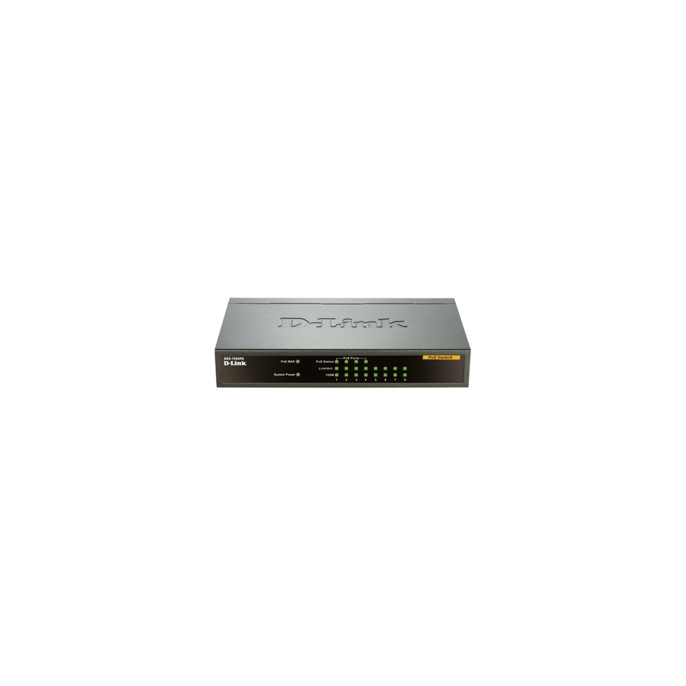 D-LINK SWITCH 8 PORTE 10/100 DI CUI 4 POE DESKTOP