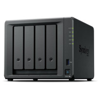 NAS SYNOLOGY DS925+ X 4HD/SSD 3.5"/2.5"SATA-NO HD-AMD RYZEN V1500B--DDR4 4GB-2P GIGA-2P USB-1P  compatibilit solo con i dischi s