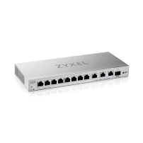 ZYXEL SWITCH SMART MANAGED 8X GB 3X 10MGBE 1X SFP+ 10GBE, - EASY MANAG, DESKTP/RACK