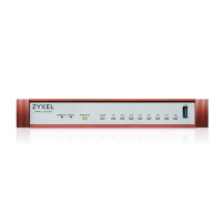 FIREWALL ZYXEL USGFlex Security Gateway 100H VPN: 50IPSec/L2TP, 25 SSL WAN, 8xLAN, Desktop Fanless, fino a 25 utenti
