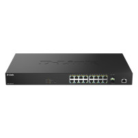 D-LINK SWITCH 18-PORT 2.5G MULTI-GIGABIT POE++ SMART MANAGED SWITCH WITH 2 X 10G SFP+ PORTS