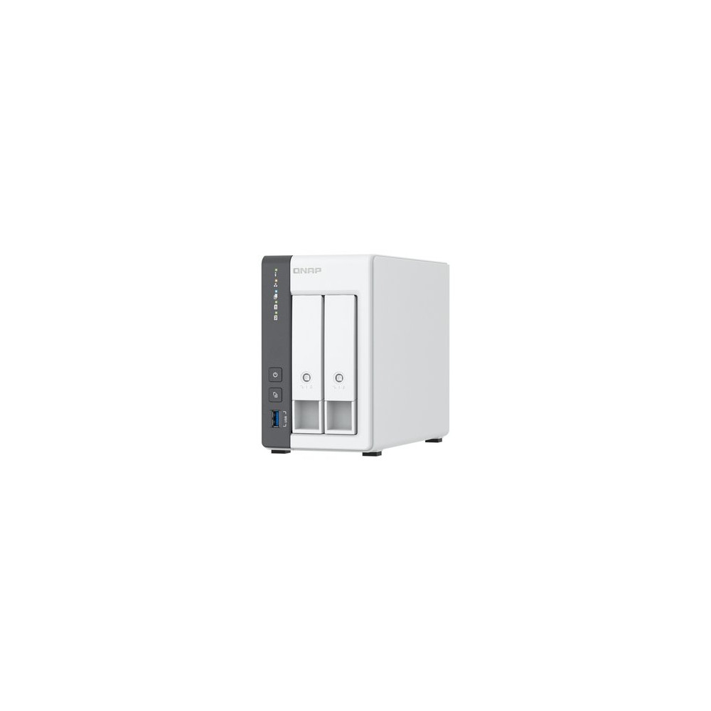 QNAP NAS TS-216G, 2-BAY ARM 4C 2.0GHZ , 2 X SATA 6GB/S 3.5"/2.5", 4GB RAM ON-BOARD, 1 X GBE, 1 X 2.5