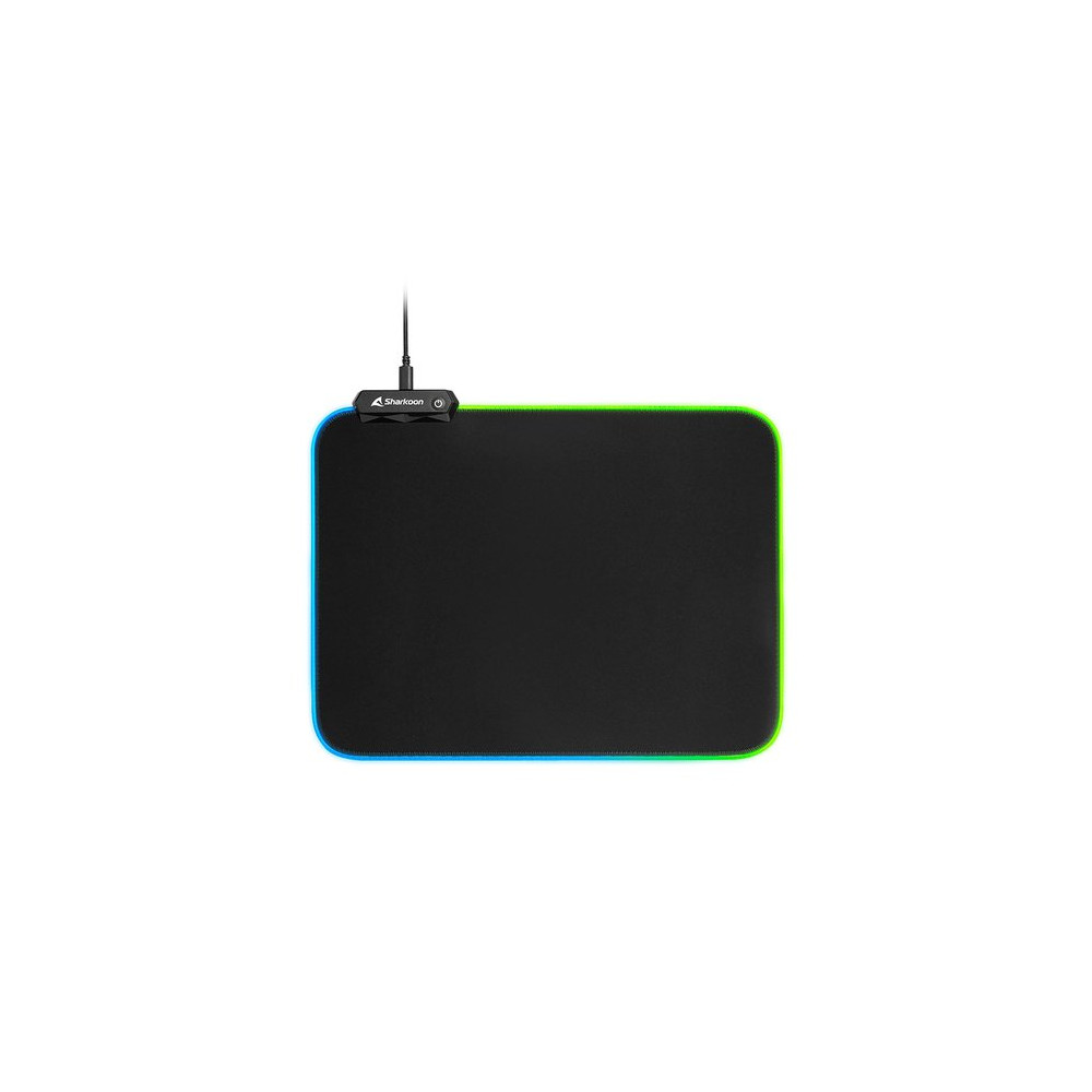 SHARKOON MOUSEPAD TAPPETINO GAMING 1337 MAT RGB V2 360, USB, LUNGHEZZA 36CM