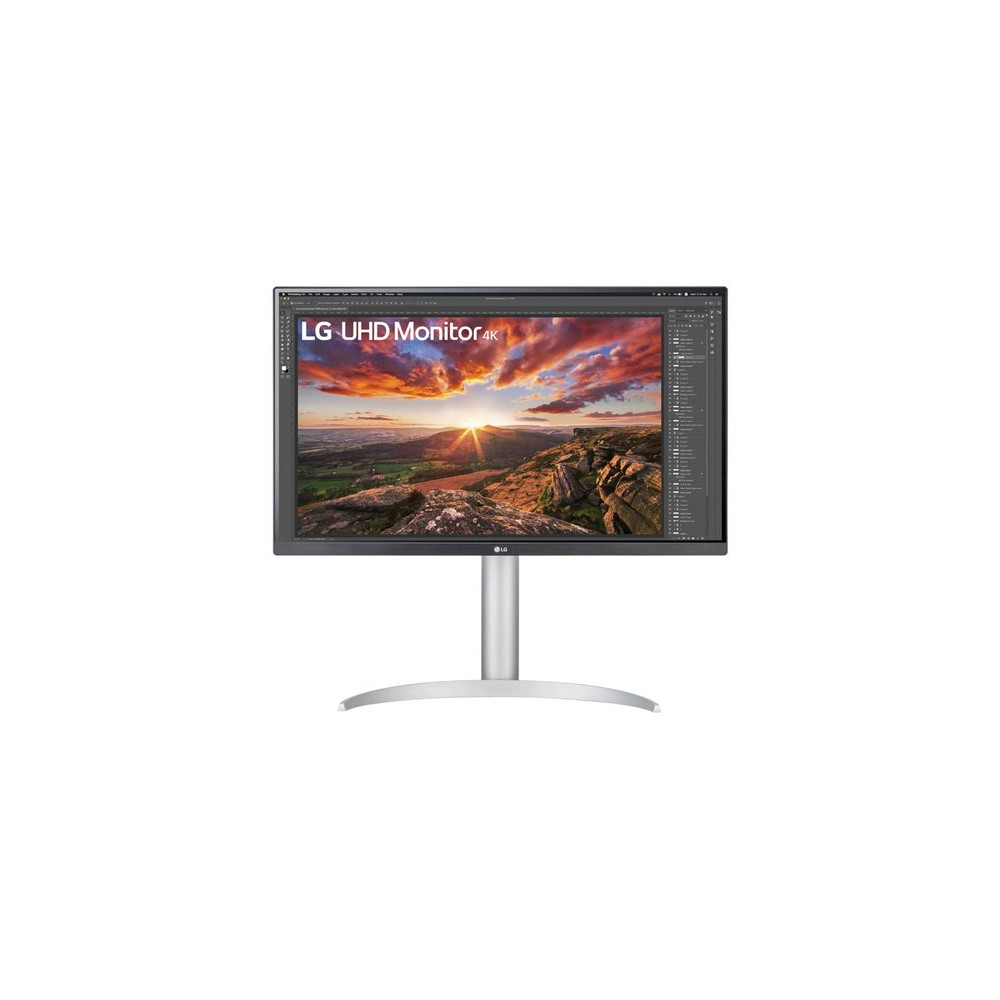 LG MONITOR 27 LED IPS 4K UHD 16:9 5MS 300 CDM, PIVOT, DP/HDMI, MULTIMEDIALE, BIANCO