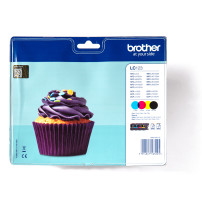 Brother LC-123VALBP cartuccia d'inchiostro 4 pz Originale Nero, Ciano, Magenta, Giallo