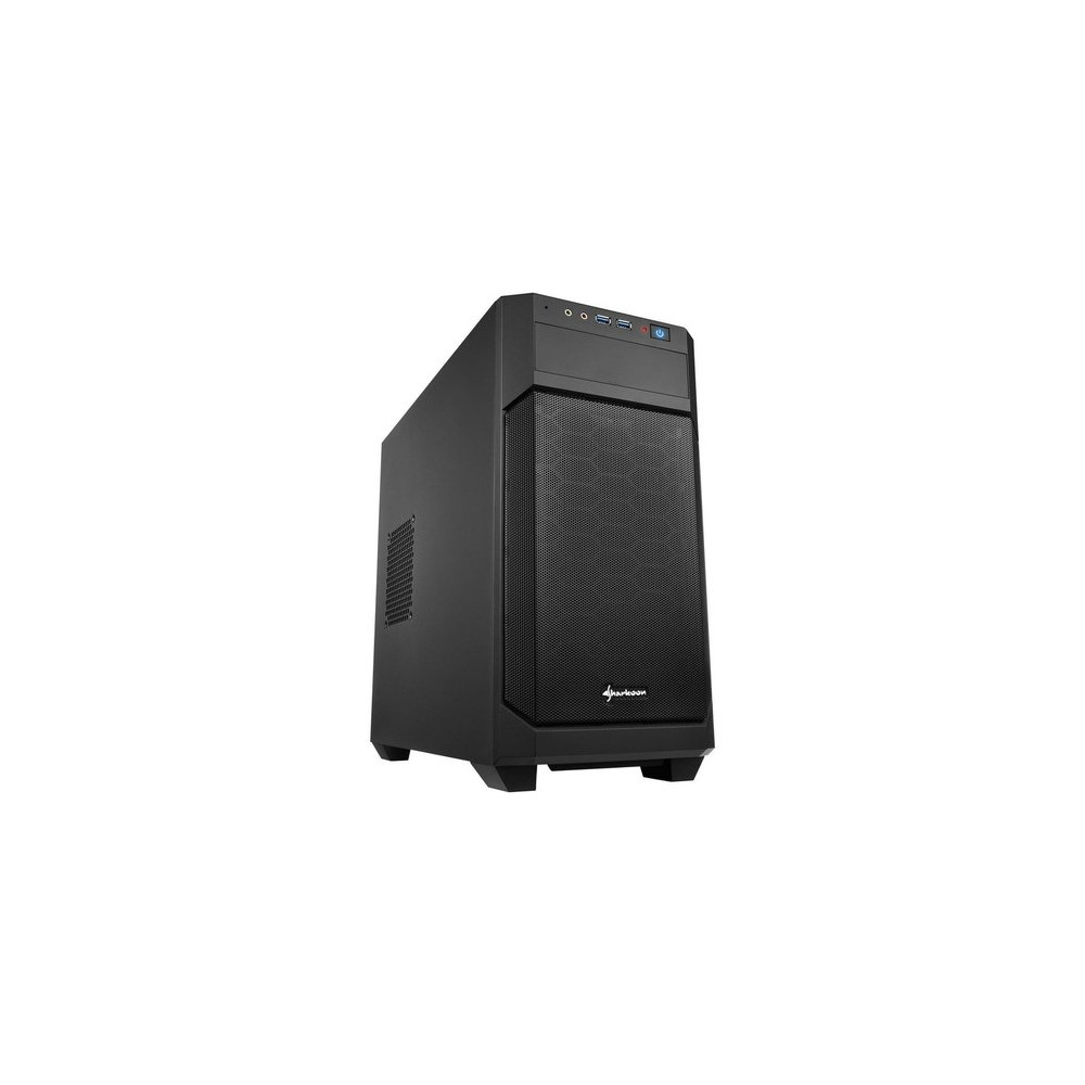 SHARKOON CASE MINI-ITX, MICRO-ATX, 2XUSB3.0, AUDIO IN-OUT, 1X120MM FAN FRONT, 1X120MM FAN REAR
