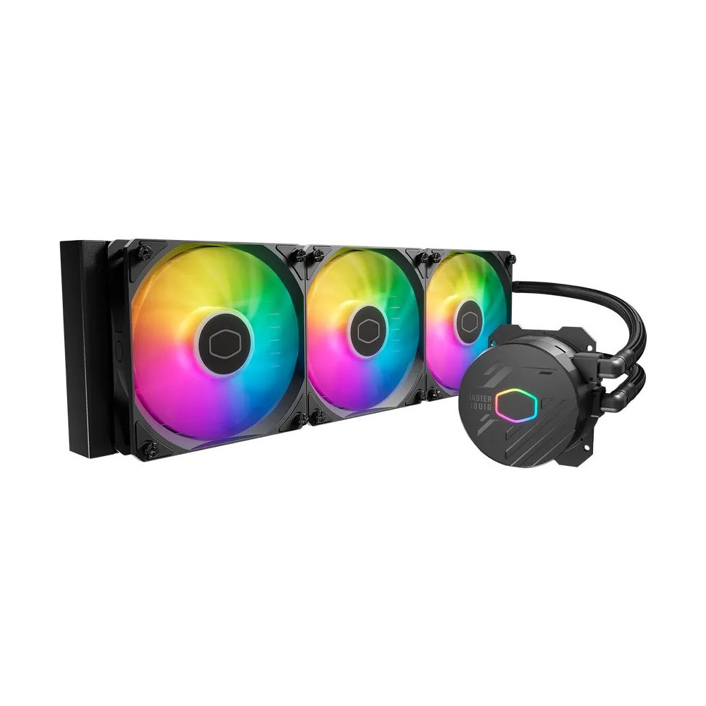 COOLER MASTER DISSIPATORE A LIQUIDO MASTERLIQUID 360 CORE II SKT UNIVERSALE 3X120MM ARGB FANS NERO
