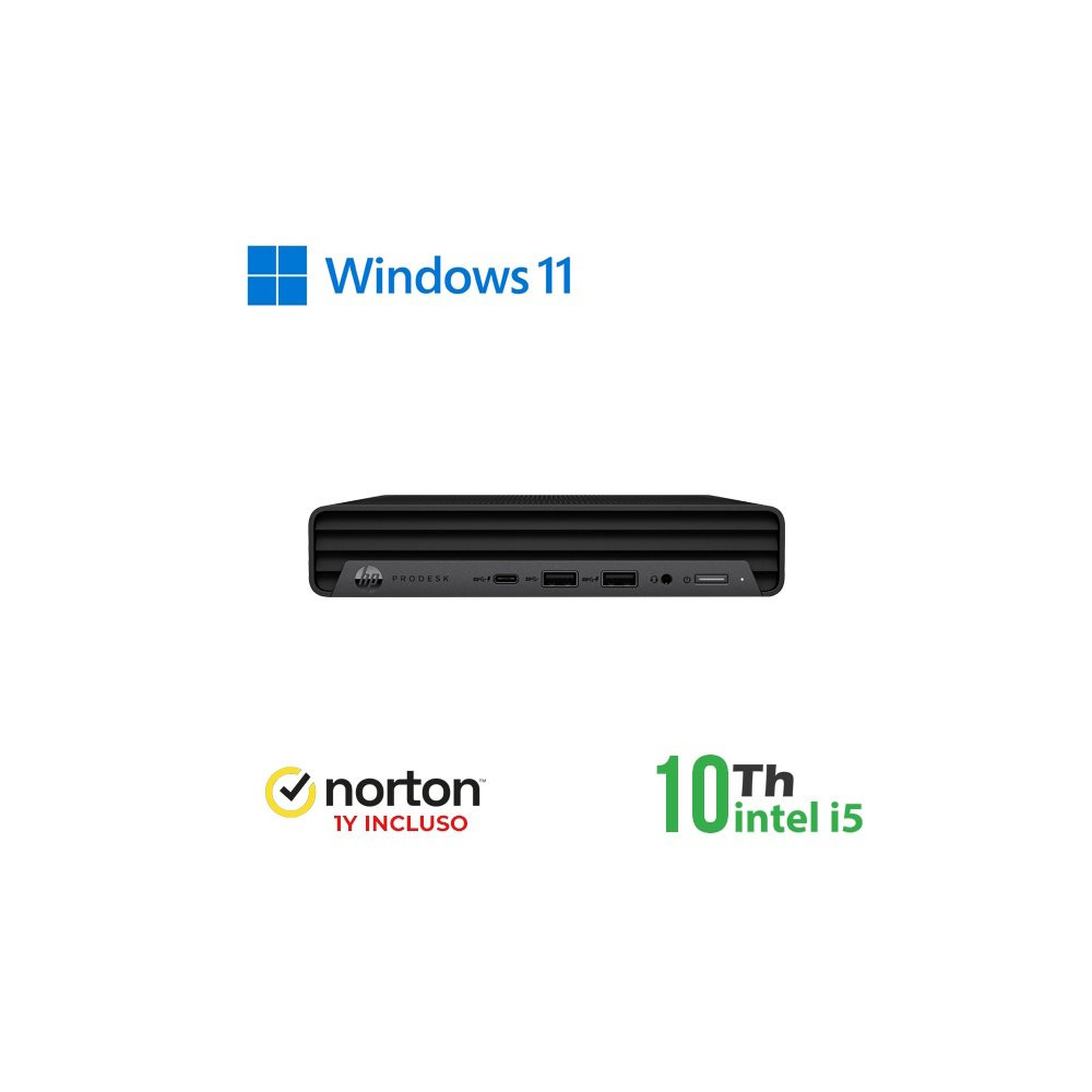 RINOVO HP ULTRA MINI PC REFURBISHED 600 G6 I510x00t SODDR4 16GB SSD 512GB W11P NO DVD GRADE A 1Y + N