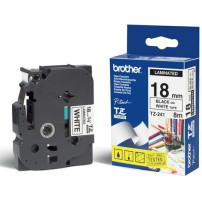 NASTRO BROTHER TZ-241 18mm Nero/Bianco