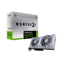 MSI VGA GEFORCE RTX 5070, RTX 5070 12G VENTUS 2X OC WHITE, 12GB GDDR7, HDMI/DP3, DUAL FAN, OC
